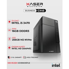 Xaser GX45 I5 3470 16GB Ram 256GB M.2 Nvme SSD Ofis Hazır Sistem