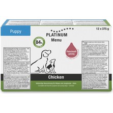 Platinum Tavuklu Yavru Yaş Köpek Maması  375GR