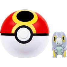 Jazwares Pokemon Clip 'n' Go Poke Topu ve Figür Seti POK/95057-G - Frigibax ve Repeat Ball