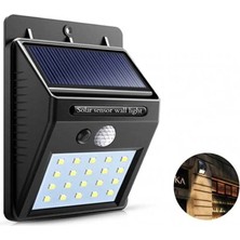 Kendal KBA749 Solar Duvar Apliği 15W Beyaz Işık (Güneş Enerjili Lamba)