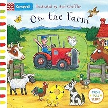 Starseven Axel Scheffler On The Farm: A Push, Pull, Slide Book
