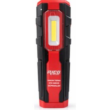 ALWAYSSPEED H Rico 600 Lümen Şarjlı Mıknatıslı LED Lamba Işıldak Fener 013-RC0043 Rico