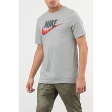 Nike Sportswear Brand Mark Tee Erkek Günlük Tişört Gri