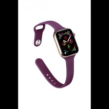 Pileli Store Pilelistore   Apple Watch 42MM Klasik Kordon - Mürdüm