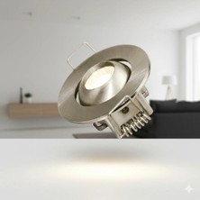 Kendal KLS519 Yıldız Şeklinde Dekoratif Gömme LED Spot 3W Saten Kasa Mavi Işık