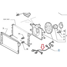 Gutsy Fıat Tesısat Doblo Fan Motor Kablo