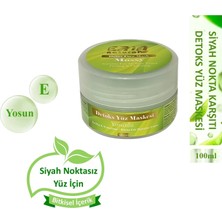Erin Natural Siyah Nokta Karşıtı Detoks Yüz Maskesi 100 ml