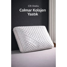 Ankaflex Colmar Visco Kolajen Yastık – Ortopedik Boyun Omuz Destekli, Cilt Dostu, Visco Sünger, Fermuarlı Kılıf