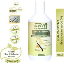 Erin Natural Saç Dökülmesine Karşı Bakım Şampuanı - Sülfatsız & Tuzsuz 500 Ml