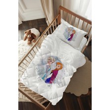 Talia Home Frozen Elsa&anna Desenli Bebek Beşik Uyku Seti TLABG-306