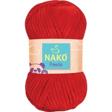 Nako Panda 3108 Alev Kırmızı 5 Adet Örgü Ipi