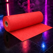 Kuzey Oyuncak 50 Metre Tek Parça 70 cm Genişlik Elyaf Kırmızı Tela Kumaş Kırmızı Süsleme Kumaşı Mekan Dekor Kumaşı