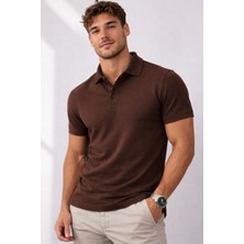 QS Erkek Polo Yaka Düz Tişört  Terletmez Rahat Slim Fit Kumaş