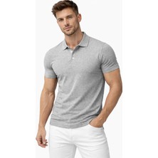 QS Erkek Polo Yaka Düz Tişört  Terletmez Rahat Slim Fit Kumaş