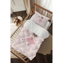 Talia Home Prensesli Kız Bebek Beşik Uyku Seti TLABG-005