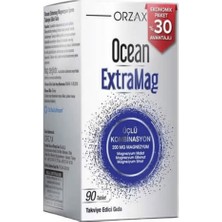 Ocean Extramag 90 Tablet 1 Kutu Magnezyum İçeren Takviye Edici Gıda Türkiye Menşeli