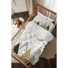 Talia Home Dekoratif Dağ Gökyüzü Desenli Bebek Beşik Uyku Seti TLABG-317