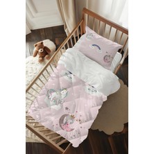 Talia Home Unicorn'lu Prenses'li Desenli Bebek Beşik Uyku Seti TLABG-281