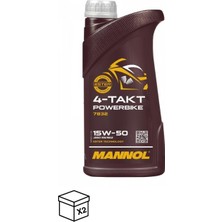 Mannol MN7832-1 4 Takt Powerbike Sae  15W-50 1 L 2ADET