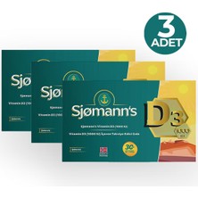 Sjomann's D3 Çiğnenebilir Jel 30 Tablet 3 Adet