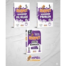 Meraklı Zihinler 1. Sınıf -Soru Bankası-Problemler-Dil Bilgisi ( 3'lü Set)