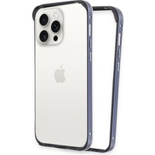 Sylar iPhone 14 Pro Max Land Bumper Koruma Kapak - Lacivert