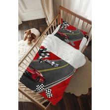 Talia Home Yarış Araba Desenli Bebek Beşik Uyku Seti TLABG-194