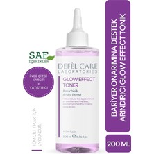 Defel Care Glow Effect Toner 200 ml  – Tüm Cilt Tipleri - Arnika Ekstraktı, Bakuchiol & Kolajen