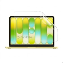 Z-Mobile Apple Macbook Neo 13 Inç A3404 Ekran Koruyucu Nano Esnek Kırılmaz Koruyucu Çizilmelere Dayanıklı