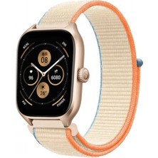 Pileli Store Pilelistore   Watch 22MM Hasırlı Cırtcırtlı Kordon - Krem