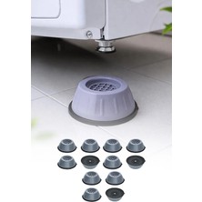 Omilife Gürültü Engelleyici Kaymaz Titreşim Önleyici Kauçuk Ayak Pedleri Çamaşır Makinesi Stoper 12'li Set