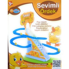 Duman Oyuncak Dön Dolaş Ördek Oyunu Kaydıraktan Merdivenden Çıkıp Kayan Renkli Yavru Ördek Işıklı Müzikli