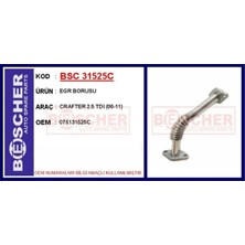 Bescher Egr Borusu Crafter 2.5 Tdı 06-11