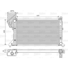 Valeo Motor Su Radyatoru Mercedes Sprınter B901B904 9606