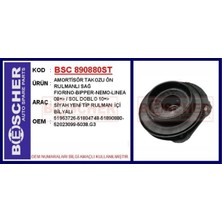 Bescher Amortisör Takozu Ön Rulmanlı Sağ Fıorıno-Bıpper-Nemo-Lınea 08 > / Sol Doblo 10 > Siyah Yeni Sn