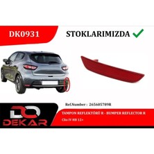 DEKAR Arka Tampon Reflektörü Sağ Renault Clıo Iv Hb 12>
