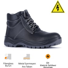 Mekap Pro Policap 023 S3 Src Vidala Deri Fiberglass burun Kevlar Ara Taban Elektrikçi Iş Botu