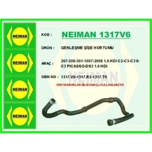 Bescher Genleşme Şişe Hortumu 207-208-301-1007-2008 1.6 Hdı C2-C3-C3 Iı-C3 Pıcasso-Ds3 1.6 Hdı