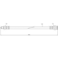 CAVO Ön Fren Hortumu Favorıt 88> 2 Adet