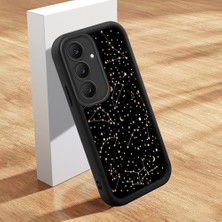HONTINGA Samsung Galaxy S25 Fe ile Uyumlu Kılıfı Düşüme Önleyici Basitlik Anti Düşme Kamera Korumali Şirin Kedi Manzara Siyah Desen Yumuşak Silikon Telefon Kılıfı Kadın ve Erkek Için Uygundur K2-0416