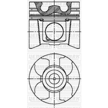 YENMAK Motor Piston Segman Std 89.00MM Master 01> Movano 01> 2.5 Dcı G9U 4 Adet