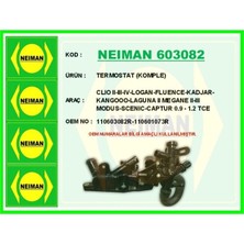 Bescher Termostat Komple Clıo Iı-Iıı-Iv-Logan-Fluence-Kadjar-Kangooo-Laguna Iı Megane Iı-Iıı Modus-Scenıc-