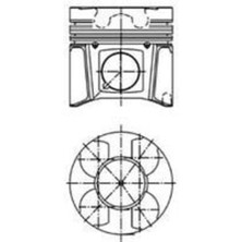 YENMAK Motor Piston Segman 0.50 89.00MM Master 01> Movano 01> 2.5 Dcı G9U 4 Adet