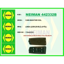 Bescher Cam Anahtarı Sol Lınea Çerçeveli 8 Fiş