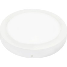 Kendal Kdl 423 3000K Günışığı 24W Beyaz Kasa Sıva Üstü Yuvarlak LED Panel