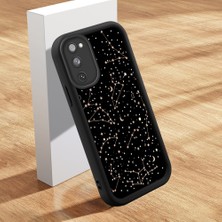 HONTINGA Samsung Galaxy S20 Fe ile Uyumlu Kılıfı Düşüme Önleyici Basitlik Anti Düşme Kamera Korumali Şirin Kedi Manzara Siyah Desen Yumuşak Silikon Telefon Kılıfı Kadın ve Erkek Için Uygundur K2-0416