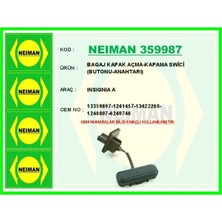 Bescher Bagaj Kapak Açma-Kapama Swici Butonu-Anahtarı Insıgnıa A