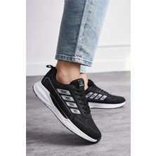 Liarca Aeron Light Unisex Sneaker Hafif Nefes Alabilir Günlük Ayakkabı Siyah Beyaz