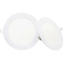 Kendal KDL053 Backlıght Yuvarlak Sıva Altı Panel Plastık 1100 Lümen 18W Beyaz
