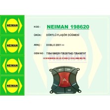 Bescher Dörtlü Flaşör Düğmesi Fıat Doblo 01>